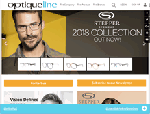 Tablet Screenshot of optiqueline.com.au